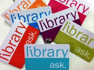 Library staff badges